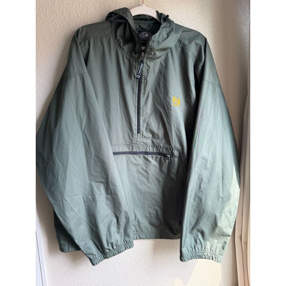 Vintage 90s NRTC Charles River Anorak Jacket XL Rural Telecommunications Y2K